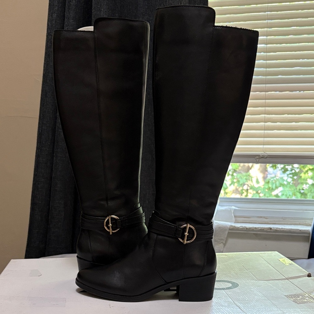 Aldo Women's Over the Knee Black Boots - Picture 3 of 10